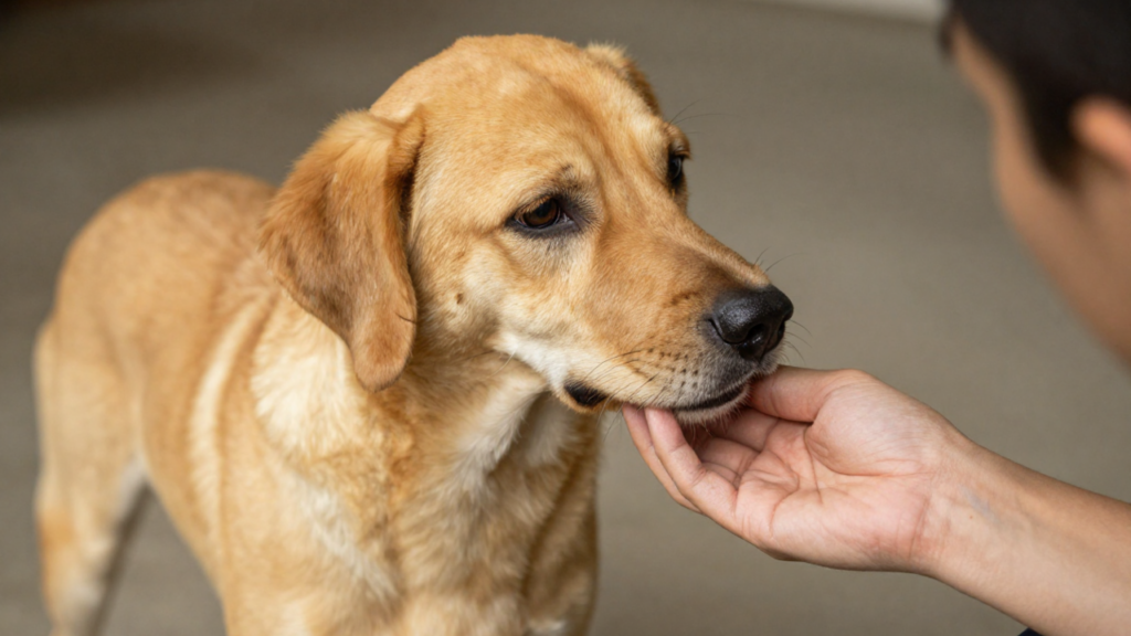 O que significa quando o cachorro coloca a pata em você segundo a psicologia canina