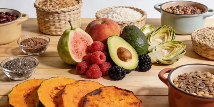 Os alimentos ricos em fibras que ajudam a atingir as necessidades diárias