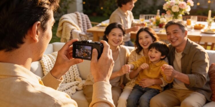 Segundo a psicologia, as pessoas que fotografam todos os encontros familiares muitas vezes estão compensando estes sentimentos