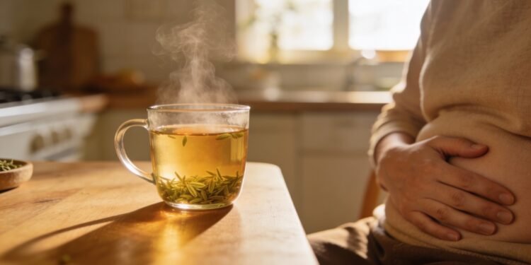 Essa bebida natural ajuda a reduzir gases e desconforto abdominal após refeições pesadas