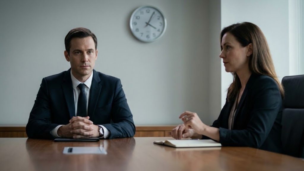 Uso do silêncio breve em negociações para criar pressão social e favorecer concessões
