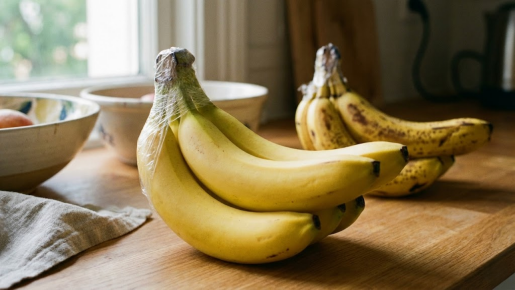 Vedação dos cabos das bananas reduz a liberação de etileno e retarda o amadurecimento
