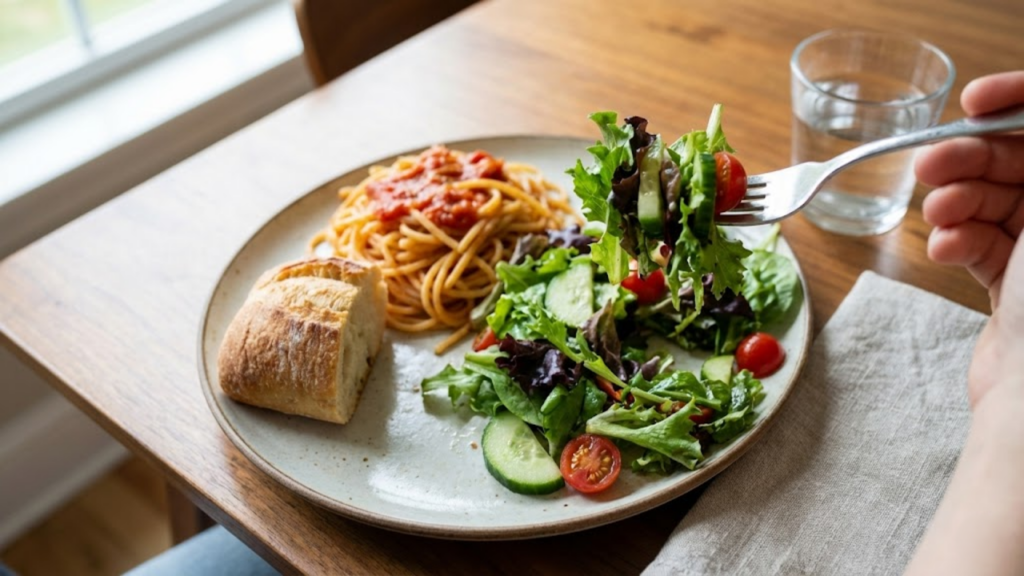 Ordem de consumo com fibras antes do carboidrato reduz picos de glicose no sangue
