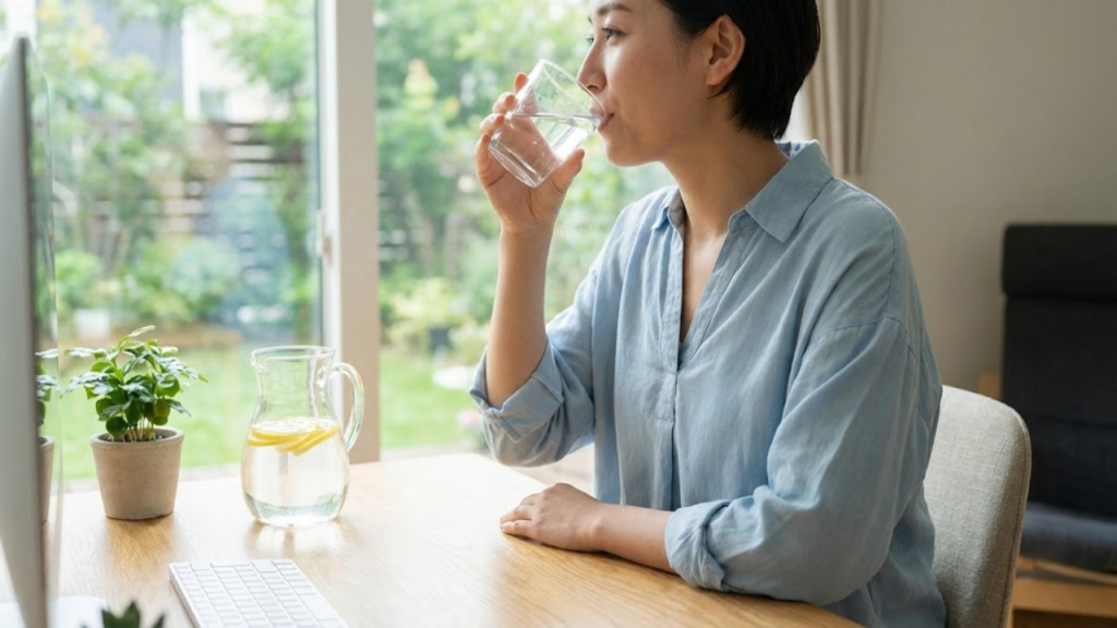 Hábito de beber água antes da sede ajuda a manter a hidratação e o equilíbrio do corpo
