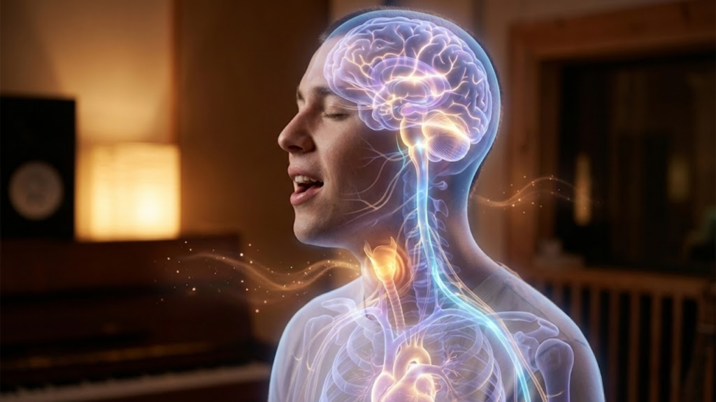 Ativação neural ao cantar envolve emoções, memória, respiração e liberação de dopamina
