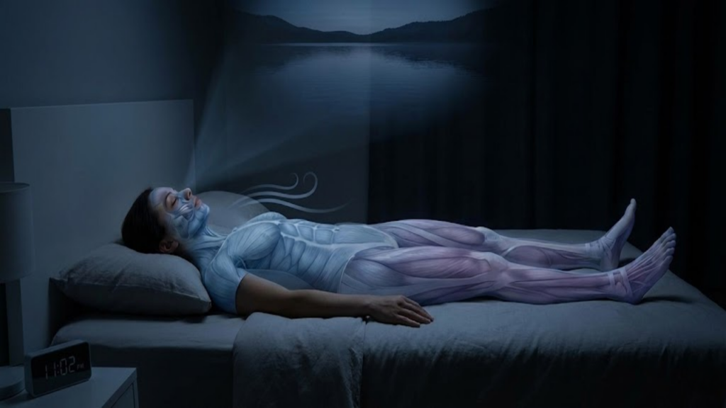 Método militar de relaxamento corporal e mental que acelera o início do sono
