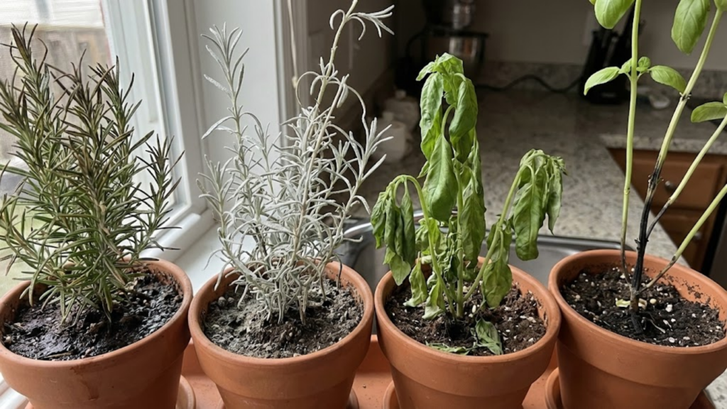 Diferenças de água e umidade explicam por que alecrim falha e manjericão prospera
