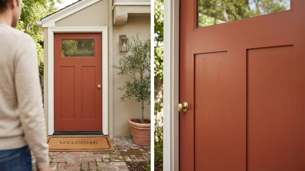 Significados das cores da porta de entrada e como influenciam a percepção de hospitalidade
