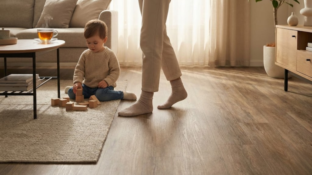 Solução prática para renovar pisos antigos cobrindo a superfície sem poeira ou quebra-quebra
