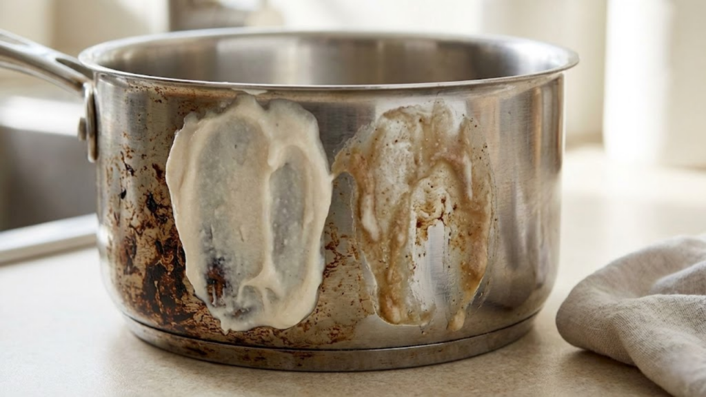 Mistura caseira que remove gordura e facilita a limpeza das panelas