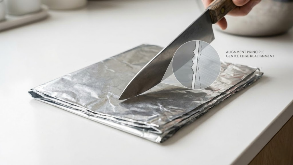 Técnica caseira simples que ajuda a recuperar o fio das facas rapidamente
