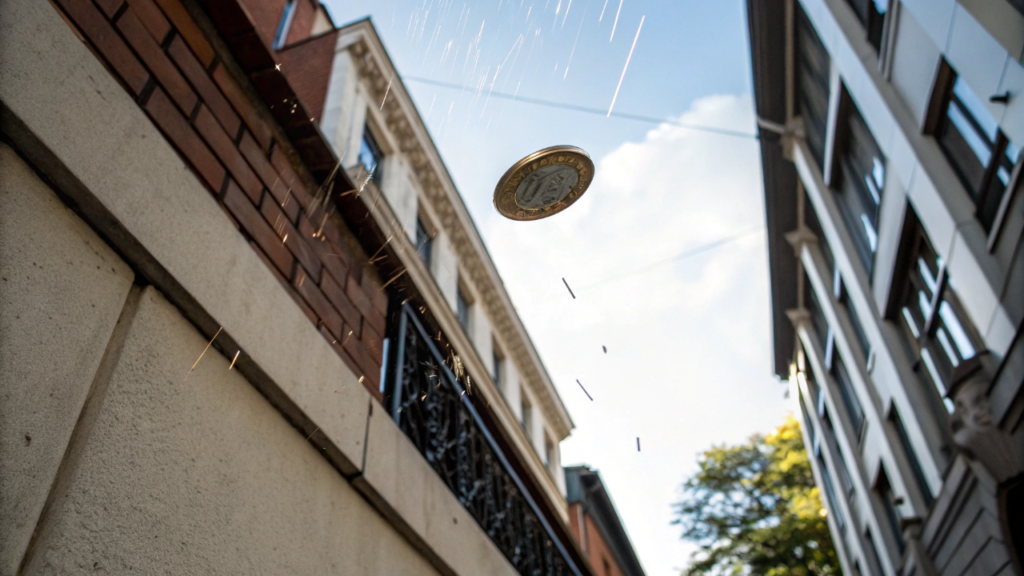 O que realmente acontece se uma moeda cair do topo de um prédio e atingir alguém