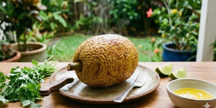 Os benefícios da fruta-pão decorrem principalmente de suas propriedades energéticas e de sua versatilidade culinária.