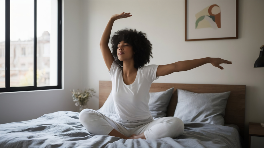 3 exercícios para fazer ainda na cama que ajudam a tonificar a barriga