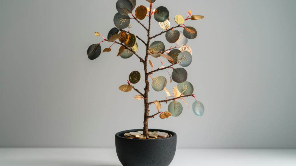 Poucos sabem por que recomendam pendurar moedas em plantas e para que serve