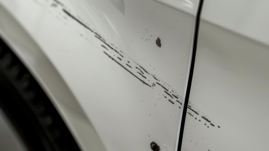 O truque simples para remover pequenos arranhões do carro