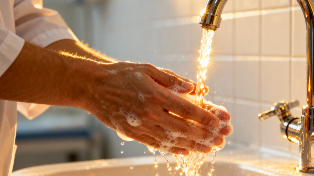 O que diz a psicologia sobre pessoas que lavam as mãos assim que chegam em casa