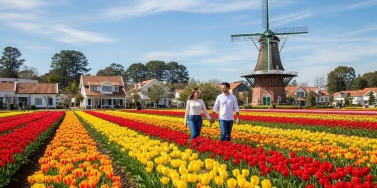 Uma cidade a menos de 2 horas de São Paulo é chamada de Cidade das Flores e se tornou opção para quem busca viver com mais calma