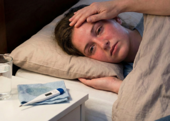 Reações do organismo quando a temperatura corporal sobe durante um episódio de febre