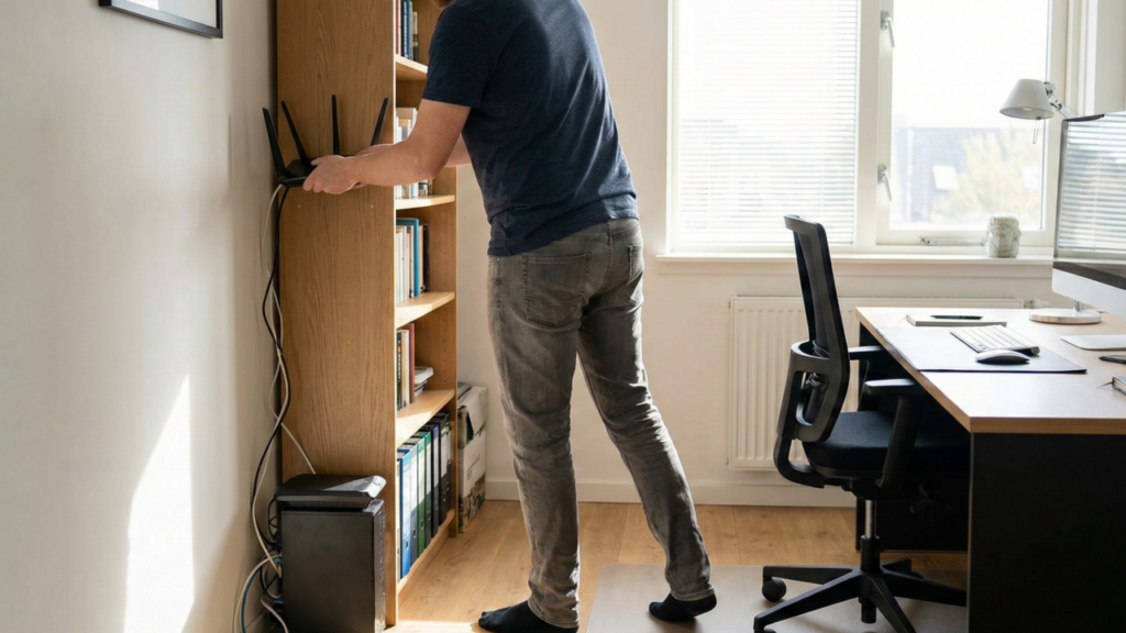 Poucos sabem qual é o melhor lugar para colocar o roteador para melhorar o sinal da internet