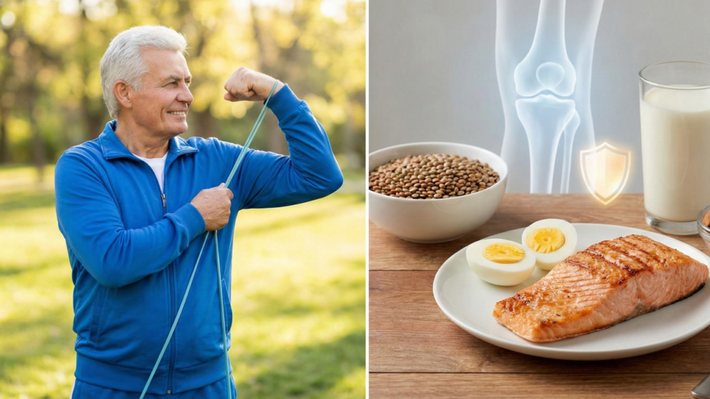 3 fontes de proteína que ajudam a preservar a massa muscular após os 50 anos