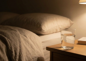 Poucos sabem o que significa colocar um copo de água ao lado da cama