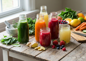 Combinações de sucos detox que potencializam nutrientes essenciais
