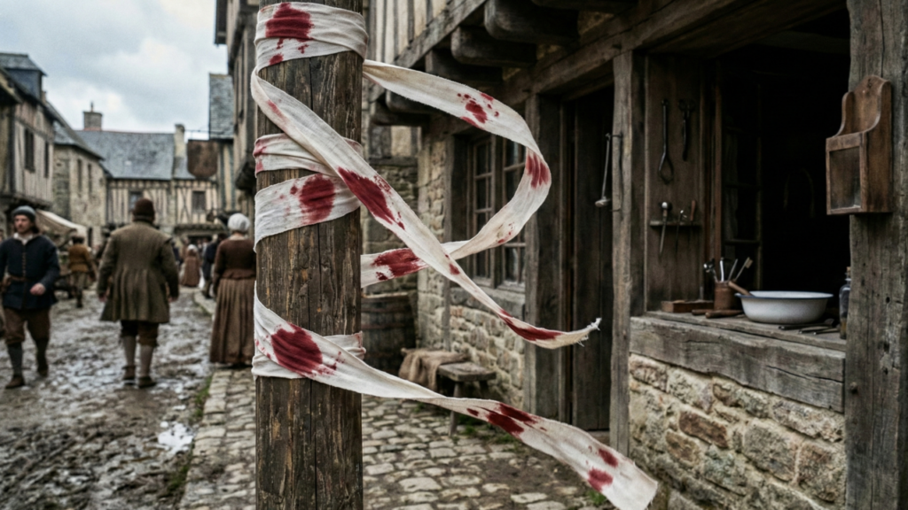 O significado do poste giratório colorido das barbearias