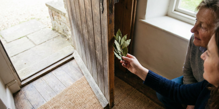 Poucos sabem qual o sentido de colocar folhas de louro atrás da porta de entrada