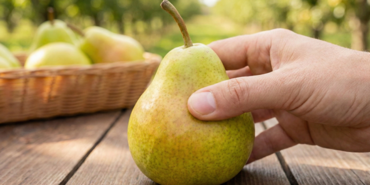 Poucos sabem como identificar se a pera está madura pelo toque correto, segundo especialistas em fruticultura