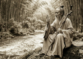 Citação do dia do filósofo taoísta Zhuangzi: “A felicidade é não competir”
