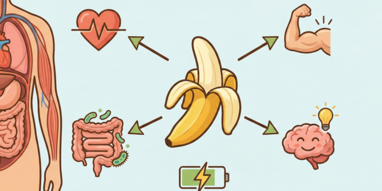 O que a banana faz no organismo e por que ela é tão recomendada