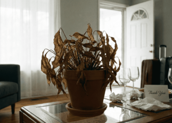 Sua planta morreu depois de uma visita? Entenda o que isso pode significar