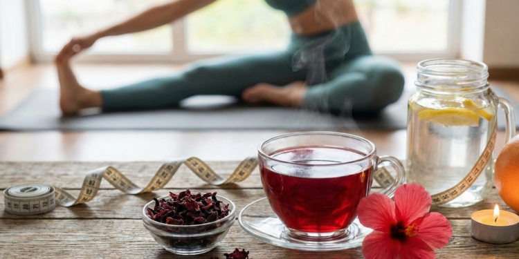Chá de hibisco atua na queima de gordura e desincha o corpo