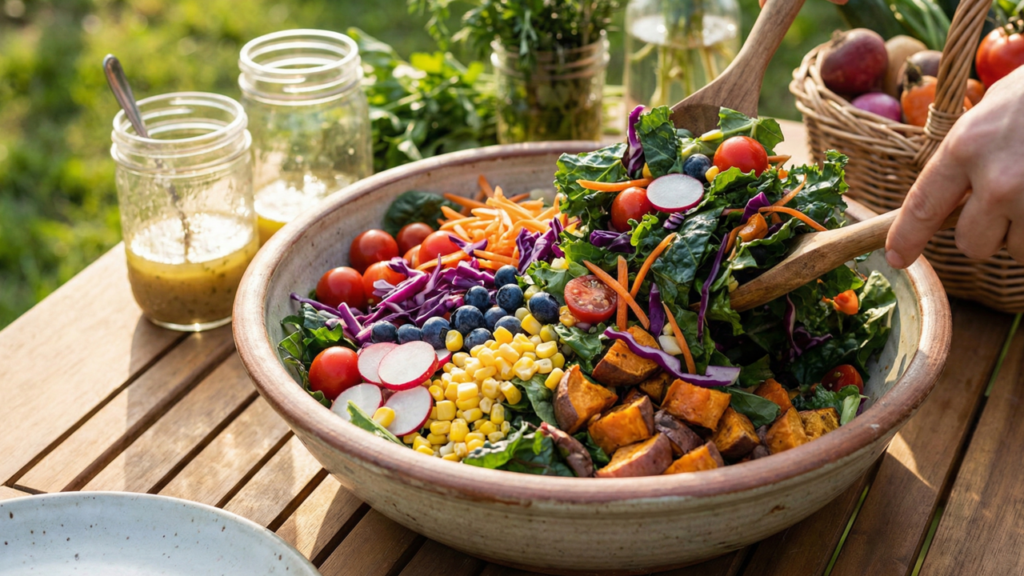 Por que variar ingredientes na salada fortalece a saúde e previne de carências nutricionais