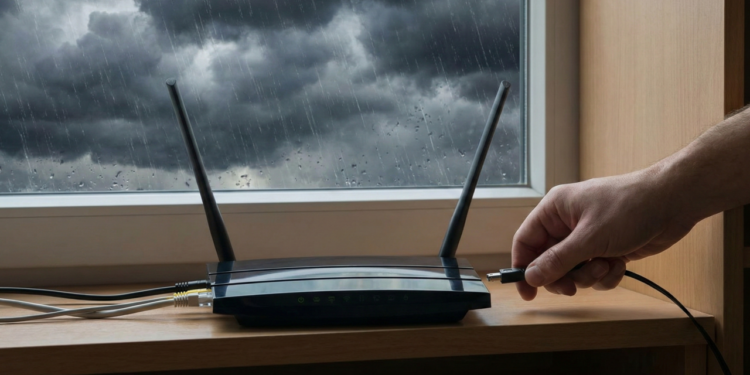 Poucos sabem qual dispositivo doméstico deve ser desconectado antes de uma chuva forte