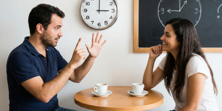 Como falar corretamente horários quebrados, como 12h15 e 12h45, segundo a língua portuguesa