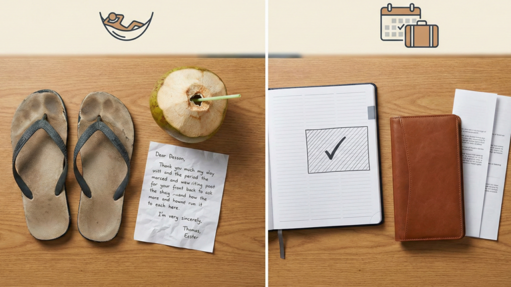 Você sabe quando usar "em férias" ou "de férias" corretamente?