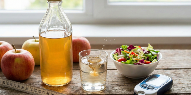 Consumir vinagre de maçã, benefícios reais para o metabolismo e o controle da glicose