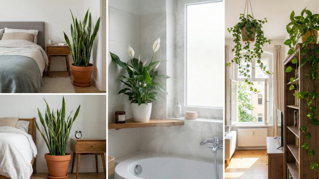 Poucos sabem qual é o melhor lugar para colocar plantas dentro de casa para purificar o ar