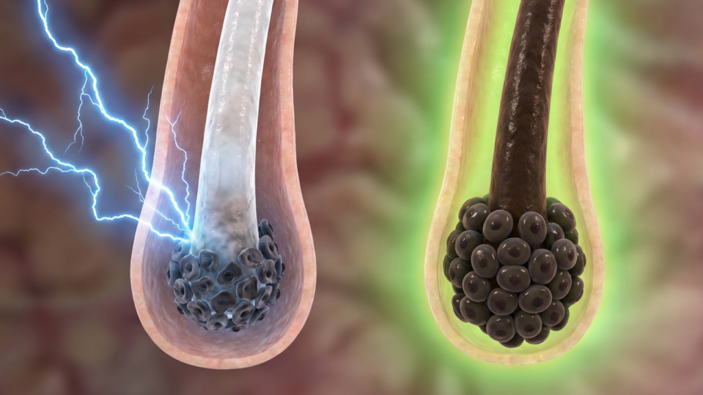 Como o estresse pode acelerar o surgimento de cabelos brancos precoces