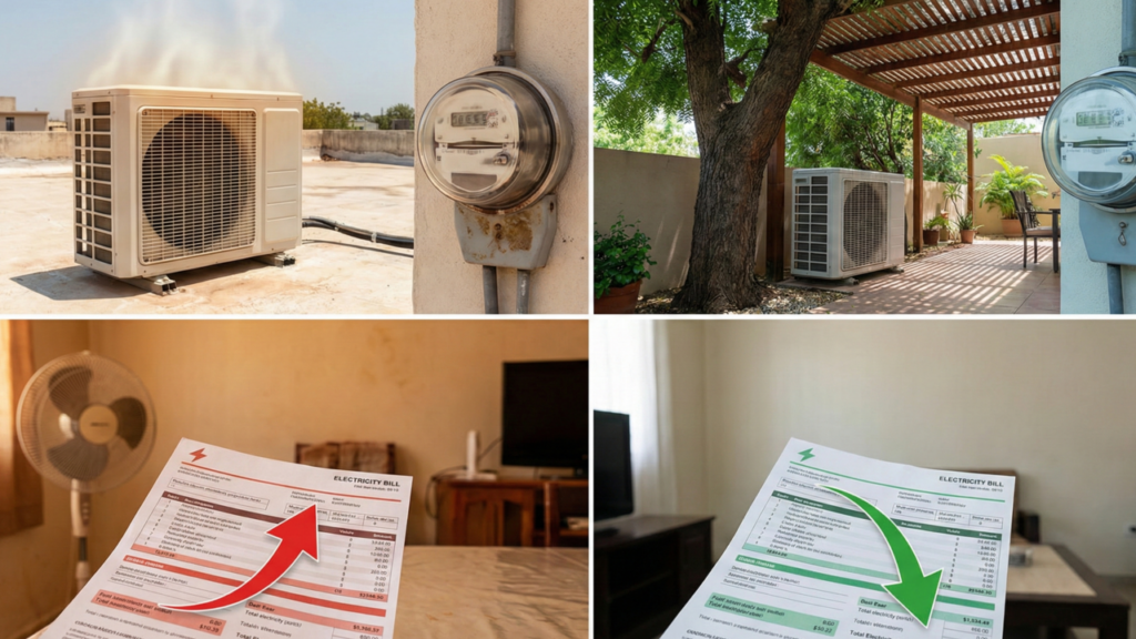 Poucos sabem qual é o melhor lugar para posicionar o ar-condicionado para resfriar o ambiente mais rápido