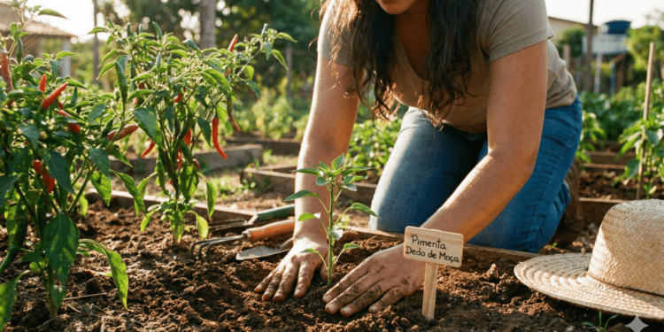 A pimenta-dedo-de-moça ganhou espaço em hortas domésticas e na mesa de muitas famílias no Brasil