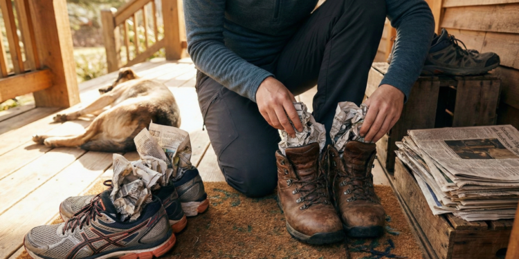 Poucos sabem por que recomendam colocar jornal amassado dentro dos sapatos após o uso