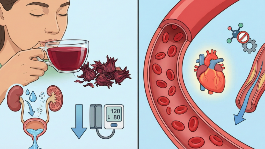 Chá de hibisco atua na queima de gordura e desincha o corpo