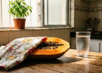 O mamão maduro é uma das frutas mais acessíveis para quem busca cuidar do fígado e do intestino no dia a dia
