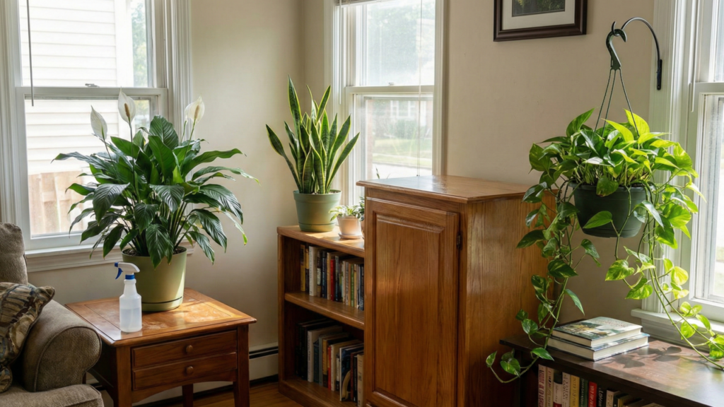 Poucos sabem qual é o melhor lugar para colocar plantas dentro de casa para purificar o ar