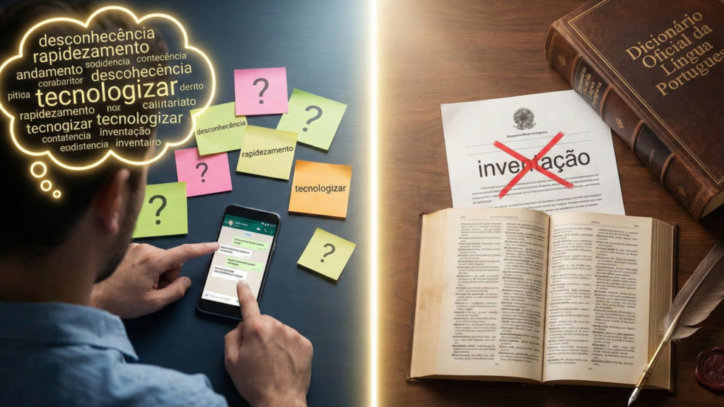 Palavras que não existem na língua portuguesa e ainda são usadas no dia a dia