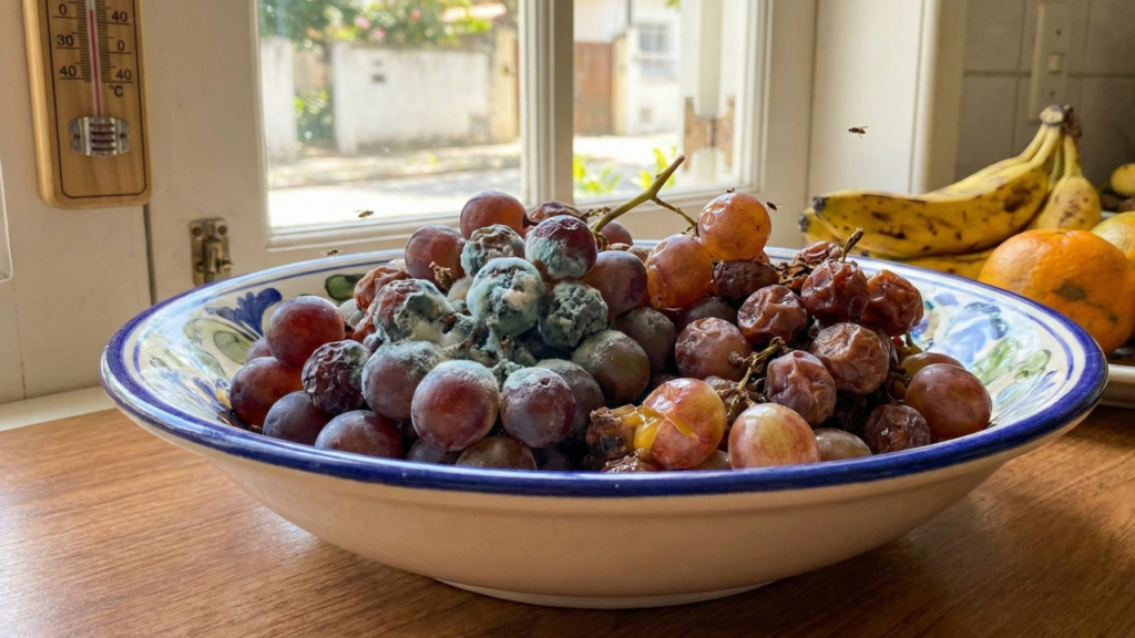 Poucos sabem que é assim que uvas são armazenadas para não fermentarem rápido