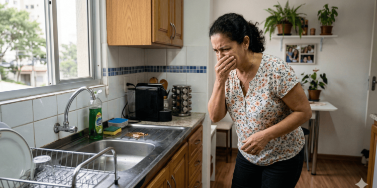 O cheiro de barata normalmente indica que esses insetos estão circulando